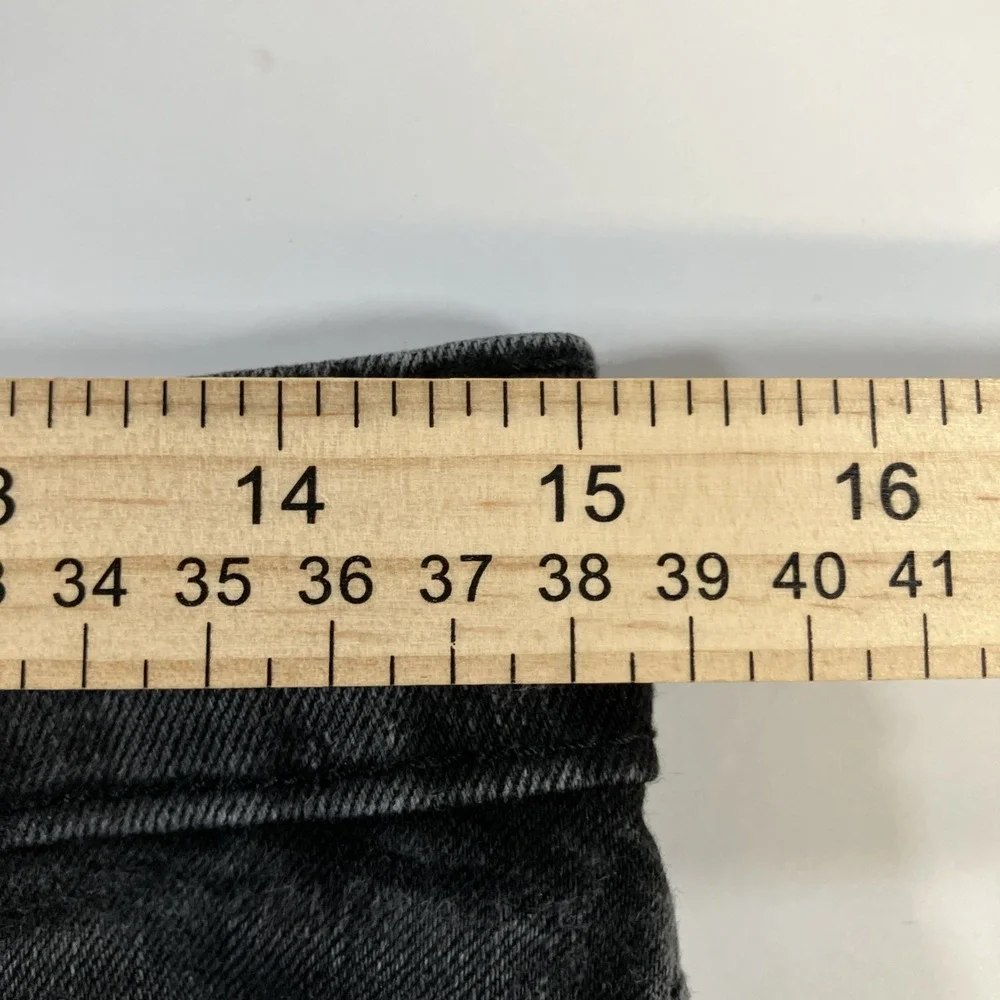 Levi's 514 Jeans Mens 32x32 Black Straight Fit Stretch Denim 30x29.5 Actual